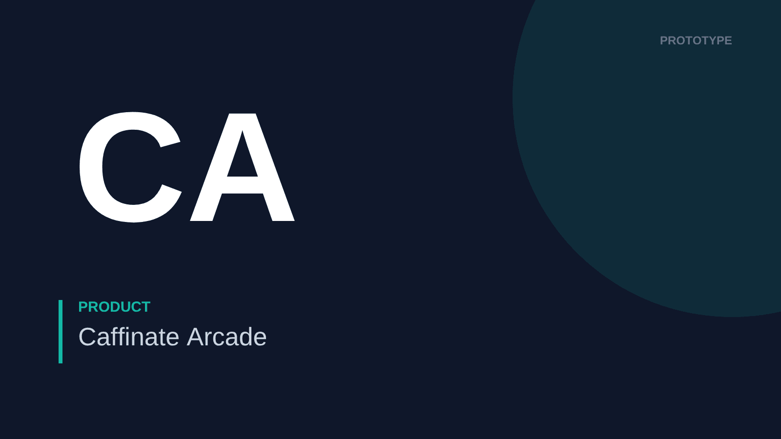 Caffinate Arcade card