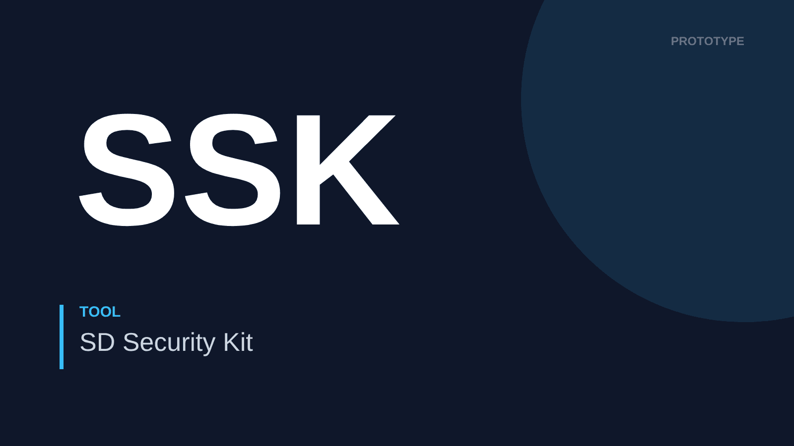 Encrypted SD Security Kit card